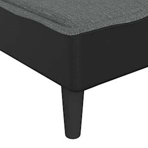 Lenoška tmavě šedá textil - obrázek 7