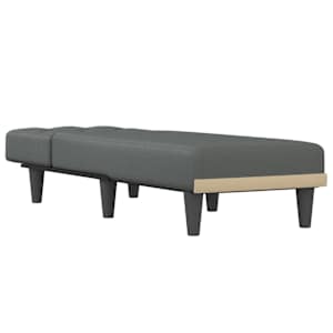 Lenoška tmavě šedá textil - obrázek 3