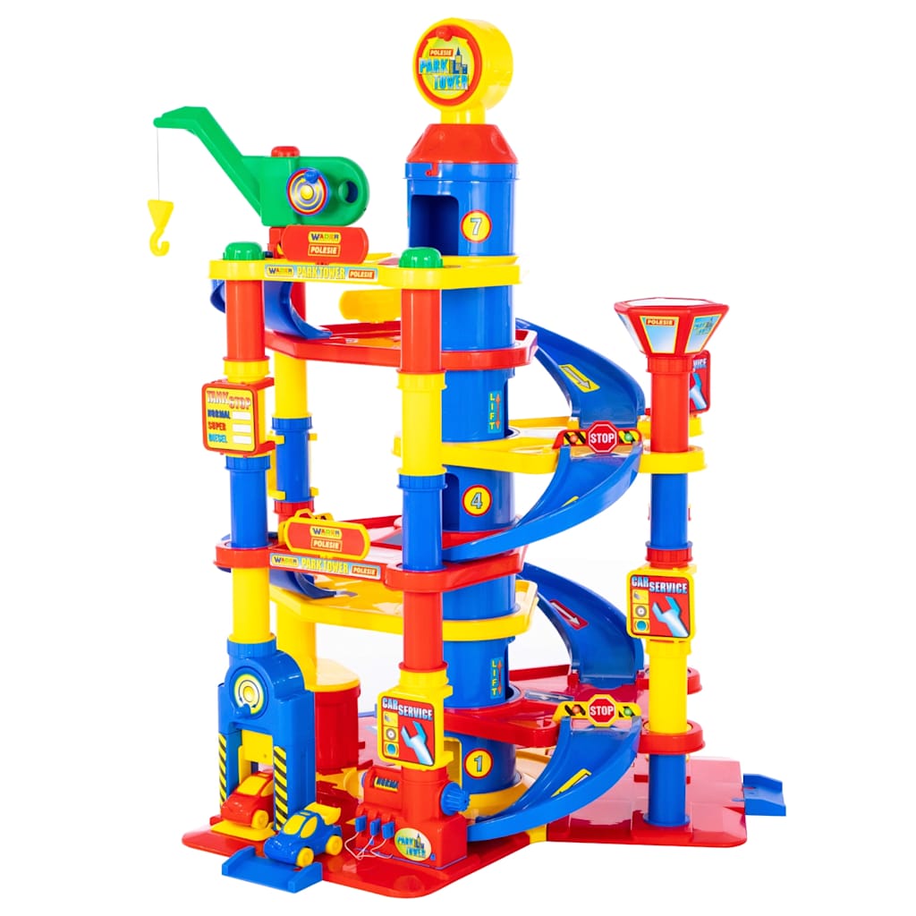Polesie wader 7-delige Parkeergarageset 7 verdiepingen 77x71x95 cm PP afbeelding