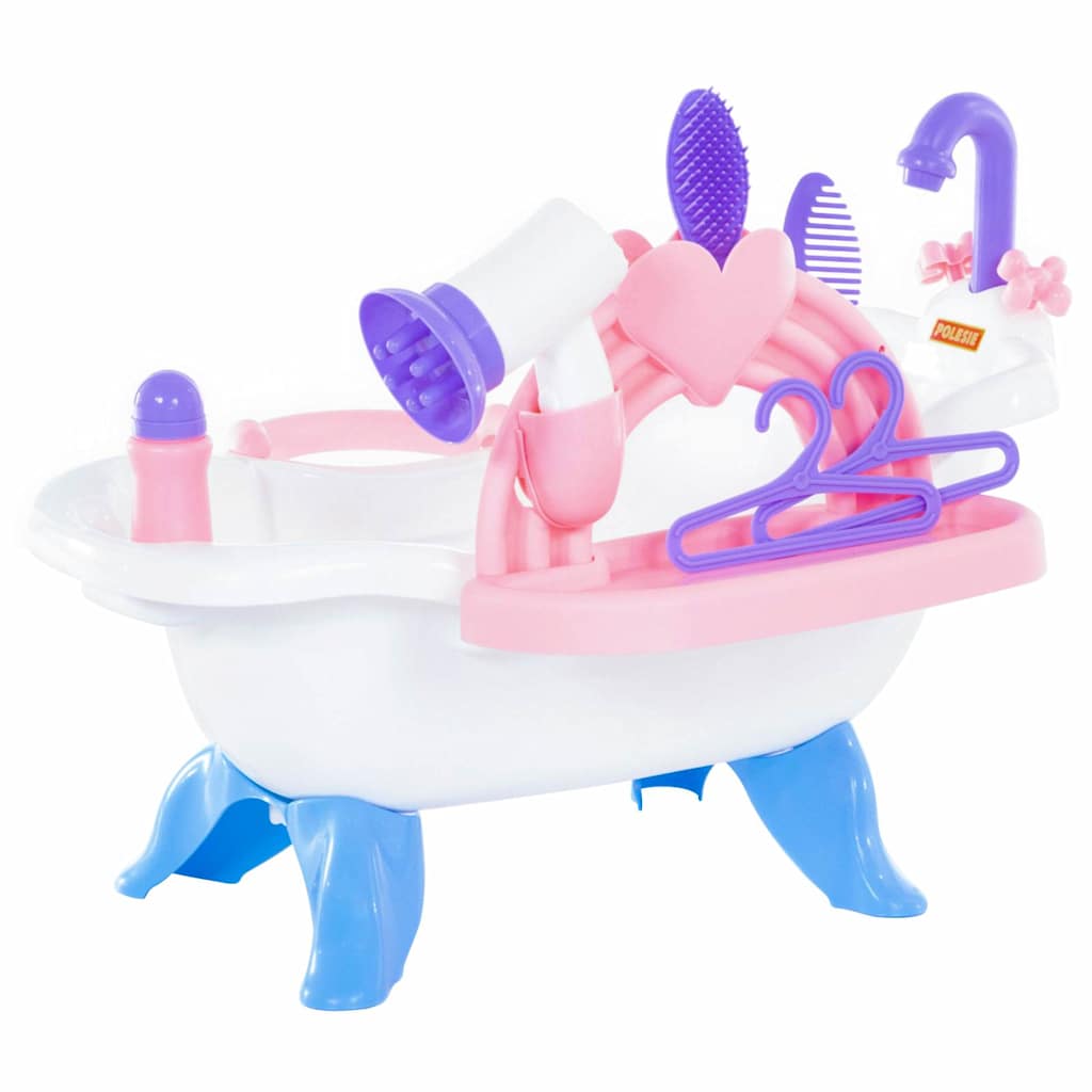 Thumbnail - Polesie wader 7-tlg. Puppenbadewanne Set 83x53x41,5 cm Polypropylen