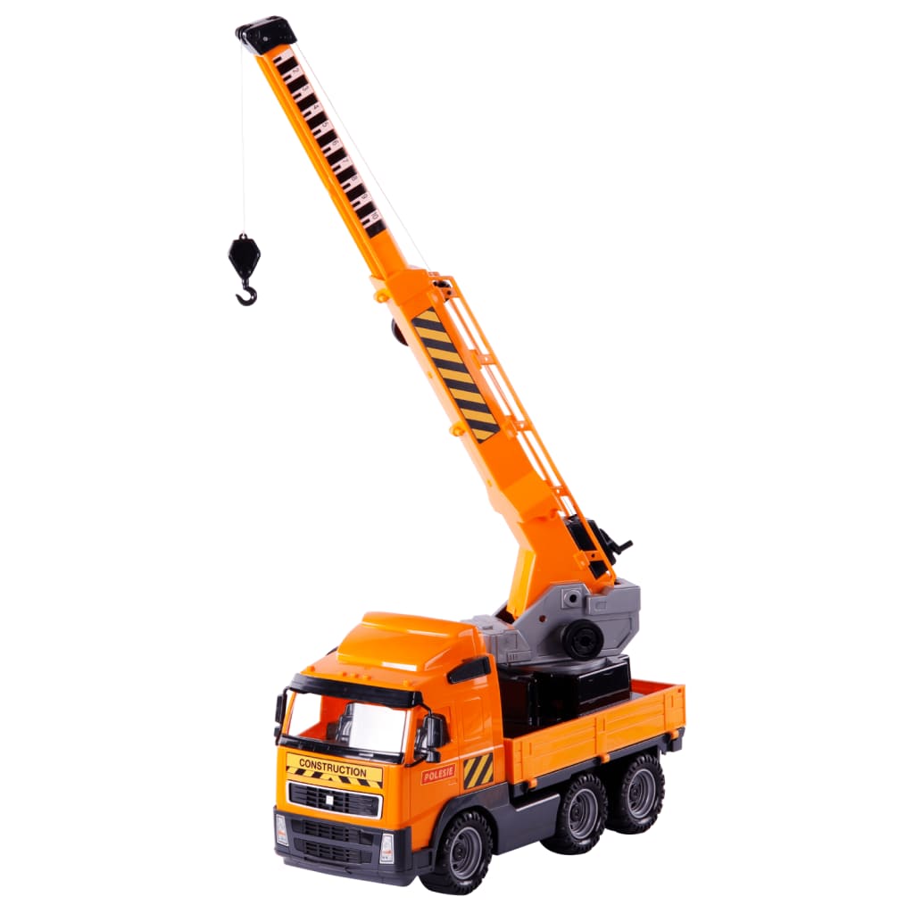 Thumbnail - Polesie wader 4-tlg. Kranwagen-Set Orange & Schwarz Polypropylen