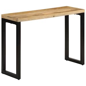 vidaXL konsoollaud, 110 x 35 x 76 cm, t&ouml;&ouml;tlemata mangopuit