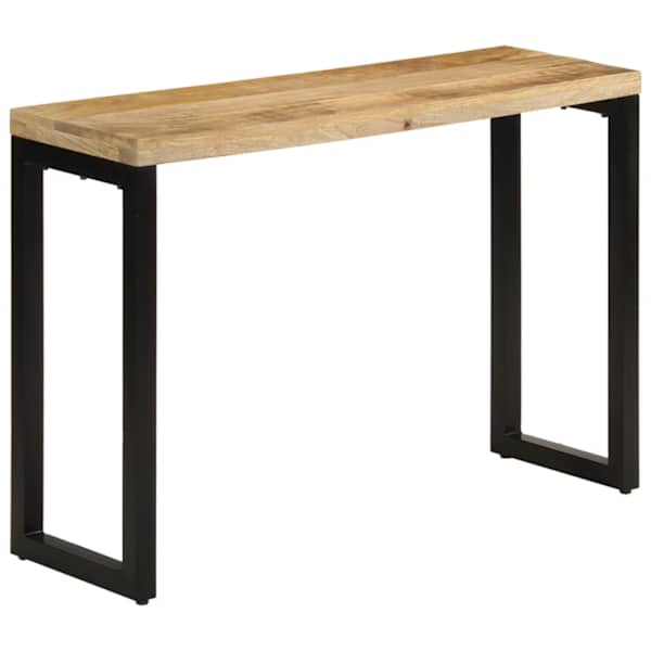 vidaXL konsoollaud, 110 x 35 x 76 cm, t&ouml;&ouml;tlemata mangopuit