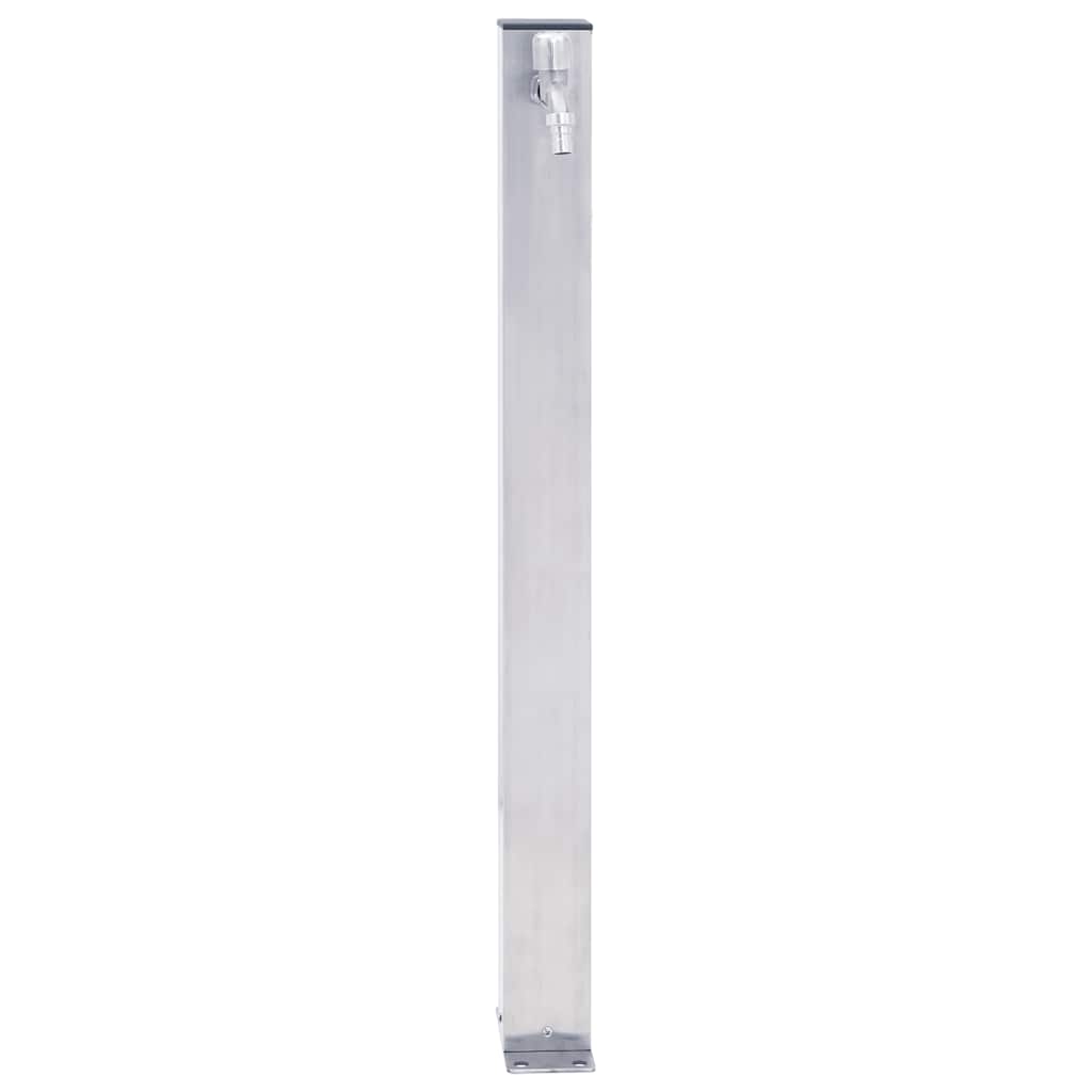 vidaXL Záhradný vodný stĺpik 40 cm nehrdzavejúca oceľ štvorcový