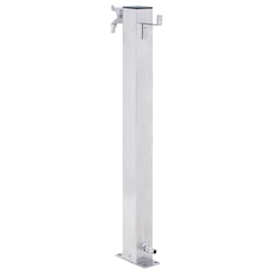 Zahradní sloupek na vodu 60 cm nerezová ocel čtvercový - obrázek 4