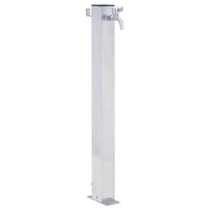 Zahradní sloupek na vodu 80 cm nerezová ocel čtvercový - obrázek 1