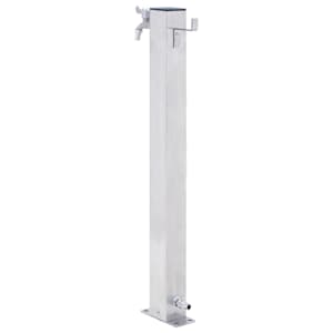 Zahradní sloupek na vodu 80 cm nerezová ocel čtvercový - obrázek 4