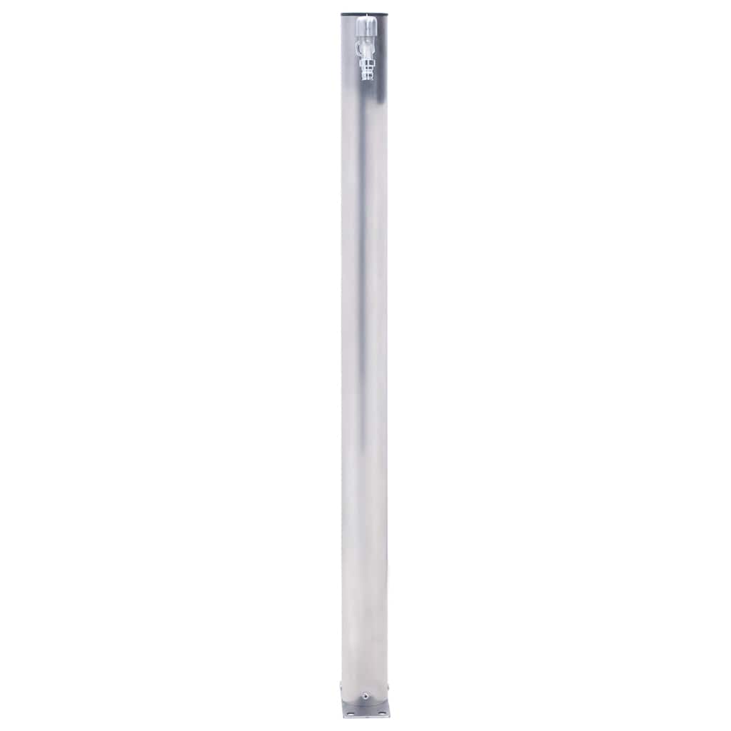 vidaXL Záhradný vodný stĺpik 40 cm nehrdzavejúca oceľ okrúhly