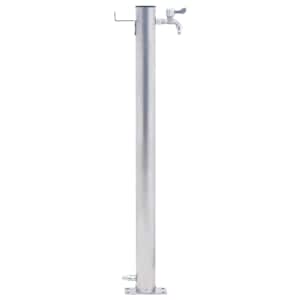 Zahradní sloupek na vodu 40 cm nerezová ocel kulatý - obrázek 3