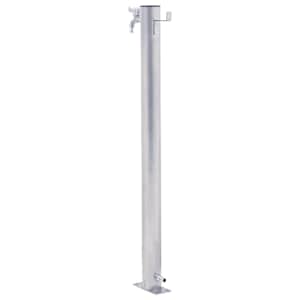 Zahradní sloupek na vodu 40 cm nerezová ocel kulatý - obrázek 4