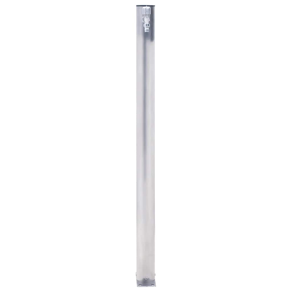 vidaXL Waterzuil rond 60 cm roestvrij staal afbeelding