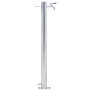 Zahradní sloupek na vodu 60 cm nerezová ocel kulatý - obrázek 3