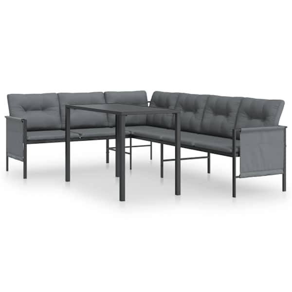 vidaXL 2-osaline aia s&ouml;&ouml;gim&ouml;&ouml;bli komplekt, antratsiithall, teras