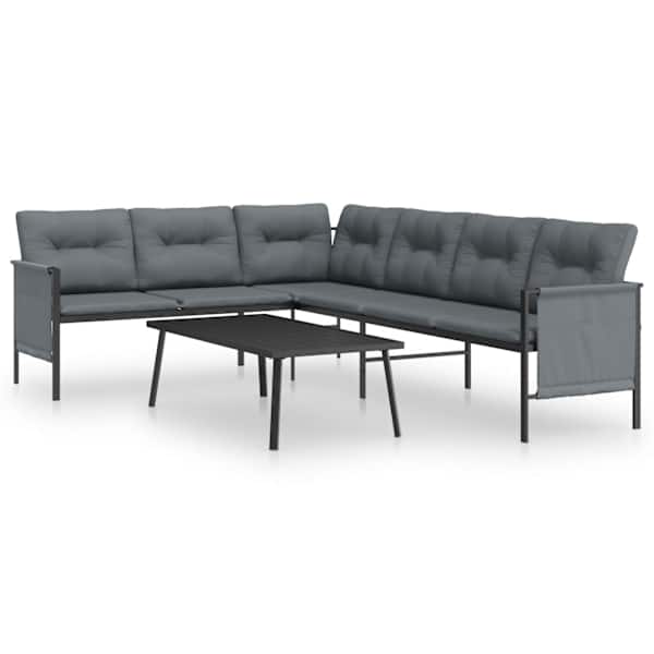 vidaXL 2-osaline aiam&ouml;&ouml;bli komplekt, antratsiithall, teras