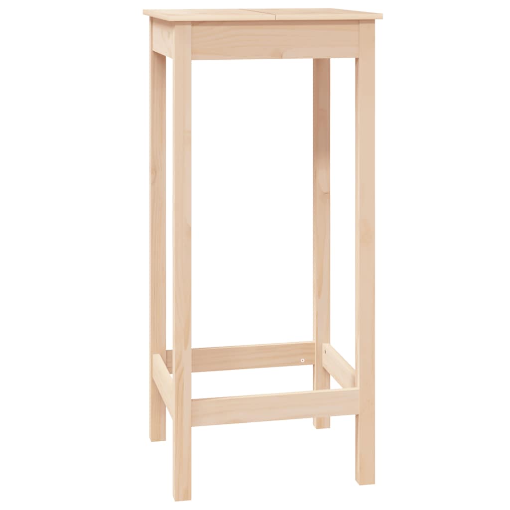 vidaXL Barový stolek 50 x 50 x 110 cm masivní borové dřevo