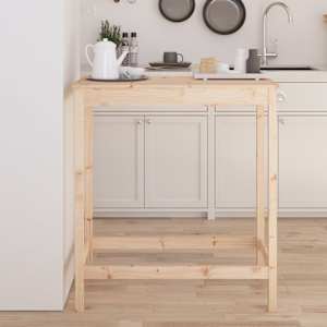 Barska miza 100x50x110 cm trdna borovina