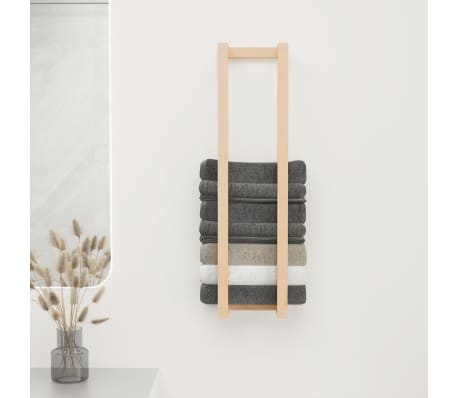 vidaXL Towel Rack 23x18x90 cm Solid Wood Pine