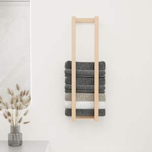 vidaXL Towel Rack 23x18x90 cm Solid Wood Pine
