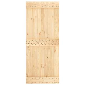 Dveře NARVIK 85 x 210 cm Masivní borové dřevo (neupravené) - obrázek 5