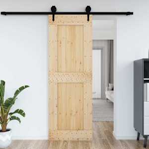 Dveře NARVIK Přírodní 80 x 210 cm Masivní borové dřevo - obrázek 4
