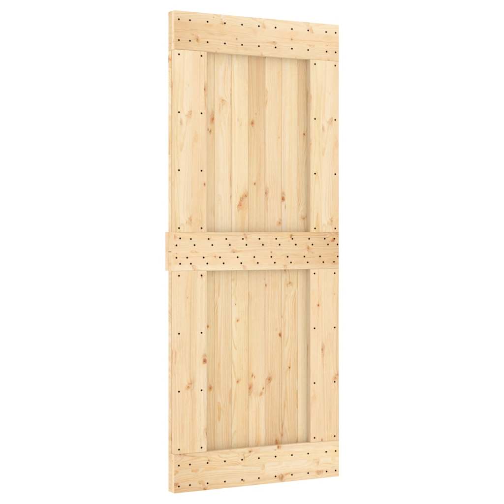 vidaXL Dveře NARVIK 85 x 210 cm masivní borové dřevo