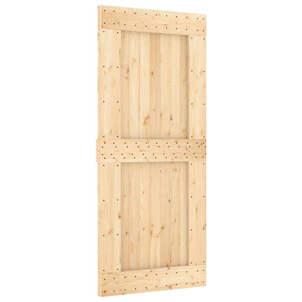 vidaXL Dveře NARVIK 90 x 210 cm masivní borové dřevo