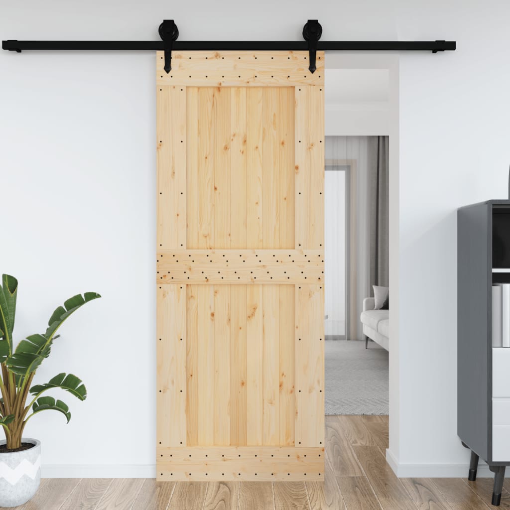 vidaXL Ușă „NARVIK”, 90x210 cm, lemn masiv de pin