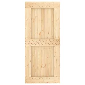 Dveře NARVIK 90 x 210 cm Masivní borové dřevo (neupravené) - obrázek 5