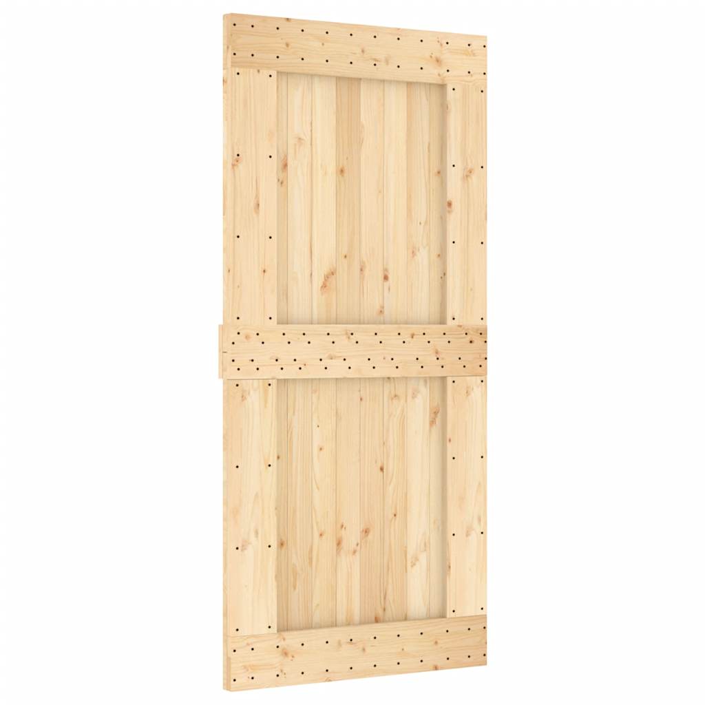 vidaXL Dveře NARVIK 95 x 210 cm masivní borové dřevo