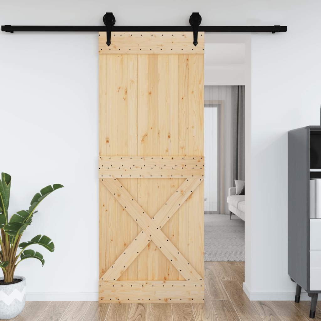 Tür NARVIK 90×210 cm Massivholz Kiefer
