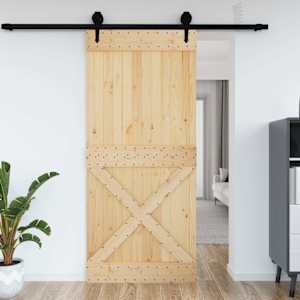 Dveře NARVIK Přírodní 100 x 210 cm Masivní borové dřevo - obrázek 4