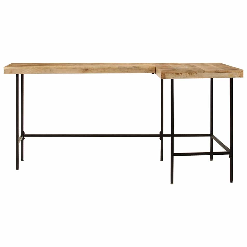 Thumbnail - vidaXL Schreibtisch 165x110x77 cm Massivholz Mango und Eisen