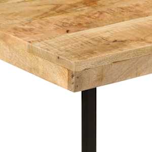 Psací stůl 165x110x77 cm masivní mangovník a železo - obrázek 6