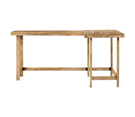 Berkfield Desk Top 140x50x2.5 Cm Rectangular Solid Wood Acacia - View #3