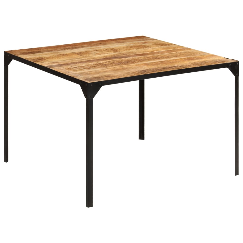 Jídelní stůl 110 x 110 x 76 cm masivní mangovníkové dřevo