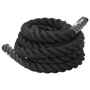 Bojové lano černé 6 m 4,5 kg polyester - obrázek 6
