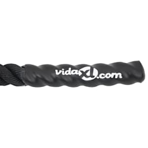 Bojové lano černé 6 m 4,5 kg polyester - obrázek 7