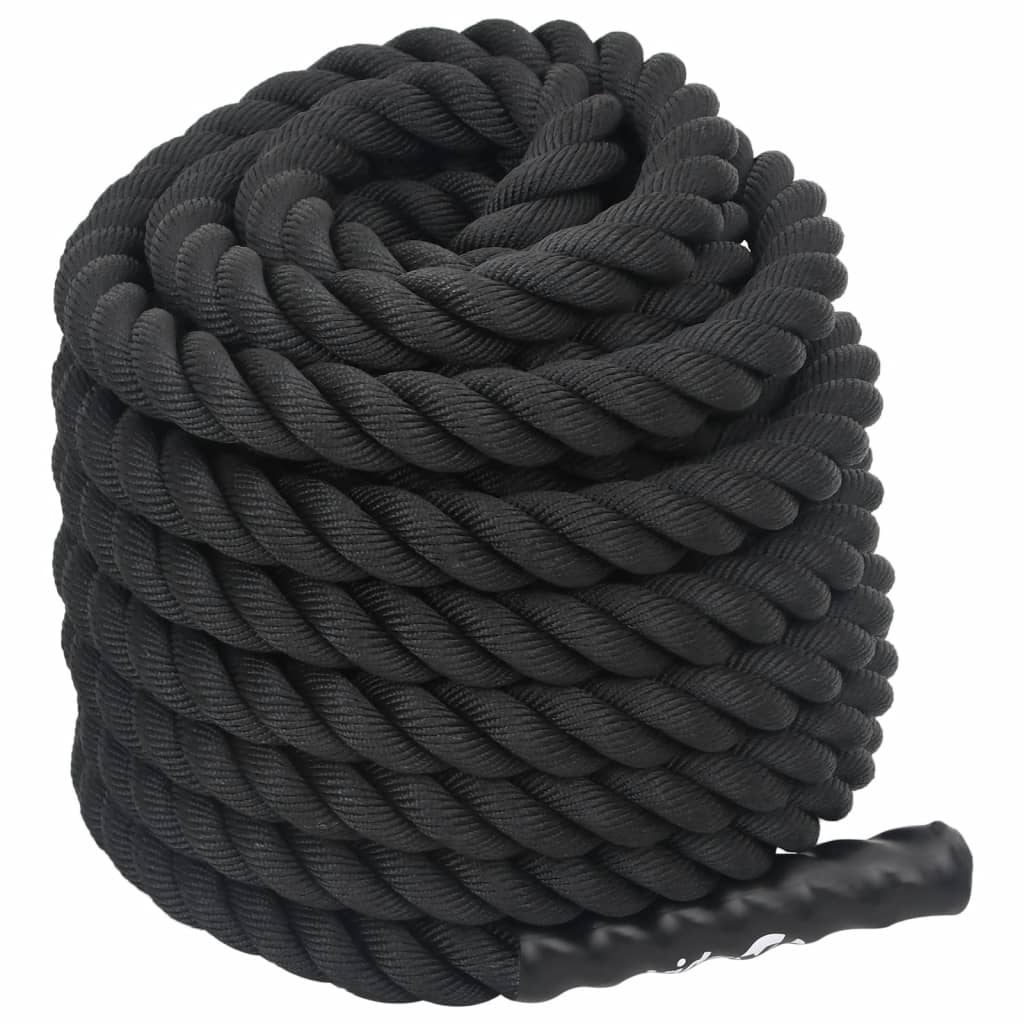 Thumbnail - vidaXL Trainingsseil Schwarz 12 m 9 kg Polyester