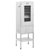 vidaXL BBQ suitsuahi koos lauaga, tsingitud teras