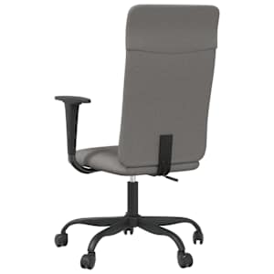 Kancelářská židle výškově nastavitelná tmavě šedá textil - obrázek 5