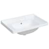 vidaXL vannitoa valamu, valge, 71x48x23 cm, kandiline, keraamiline