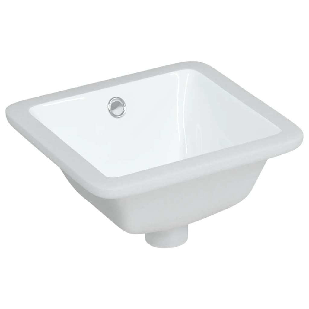 Chiuvetă de baie albă 30,5x27x14 cm, ovală, ceramică