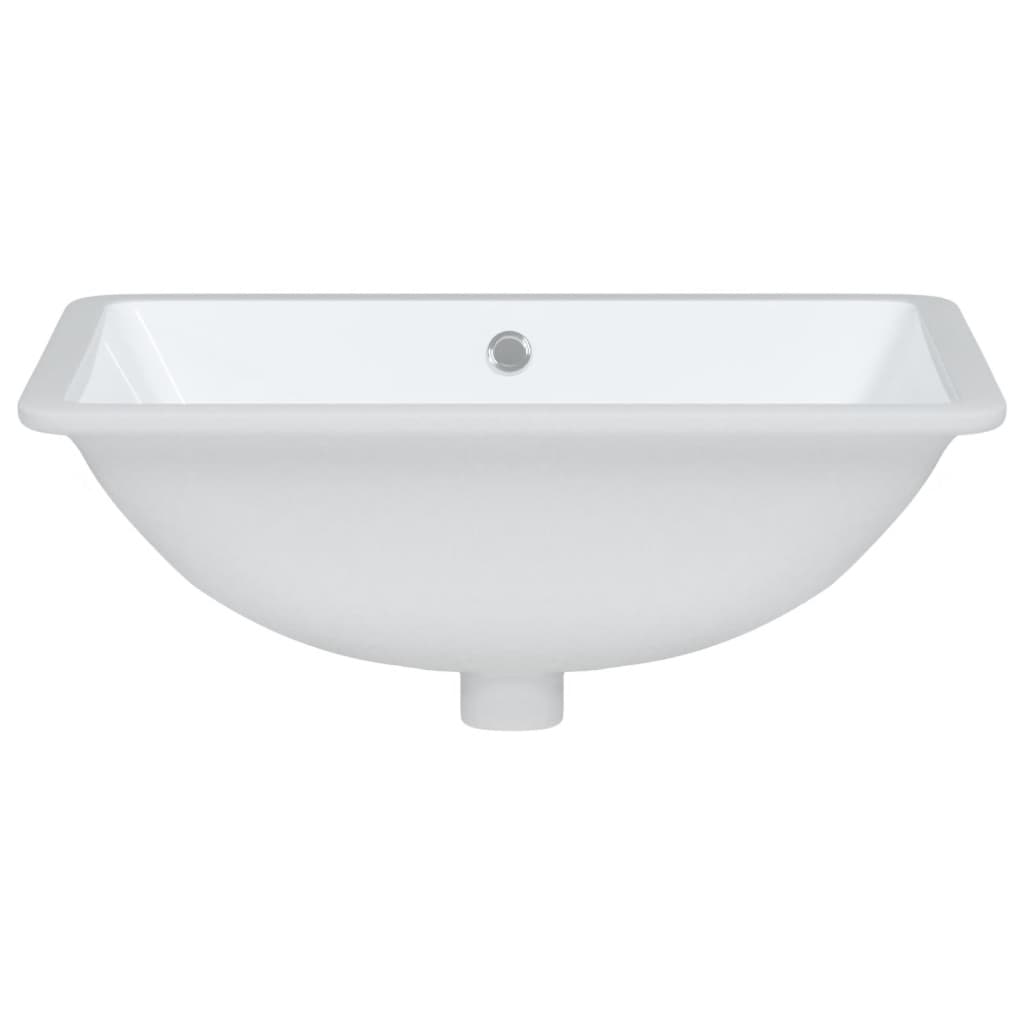  Kúpeľňové umývadlo biele 52x38,5x19,5 cm obdĺžnikové keramické