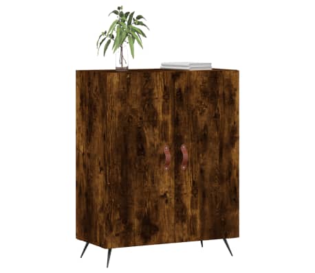 vidaXL Dulap, stejar fumuriu, 69,5x34x90 cm, lemn compozit