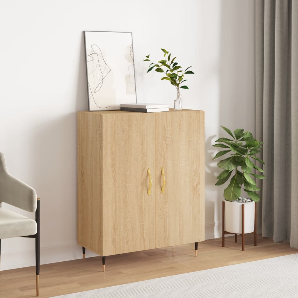 vidaXL Sideboard Sonoma-Eiche 69,5x34x90 cm Holzwerkstoff