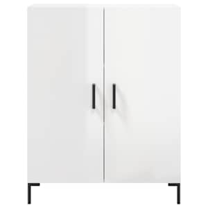 Příborník bílý s vysokým leskem 69,5x34x90 cm kompozitní dřevo - obrázek 5