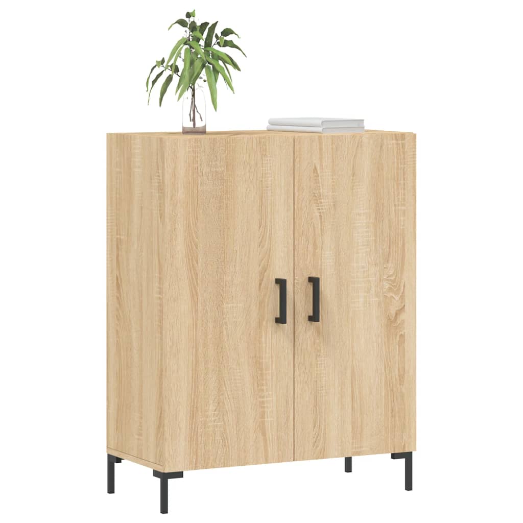 vidaXL Dressoir 69,5x34x90 cm bewerkt hout sonoma eikenkleurig afbeelding
