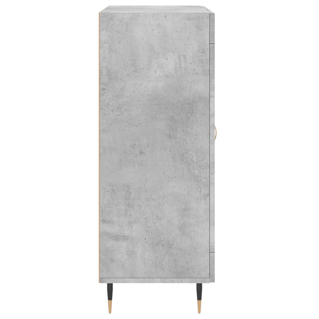 Příborník betonově šedý 69,5 x 34 x 90 cm kompozitní dřevo