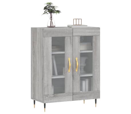 vidaXL Sideboard Grau Sonoma 69,5x34x90 cm Holzwerkstoff