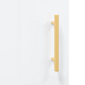 Příborník bílý s vysokým leskem 69,5x34x90 cm kompozitní dřevo - obrázek 9